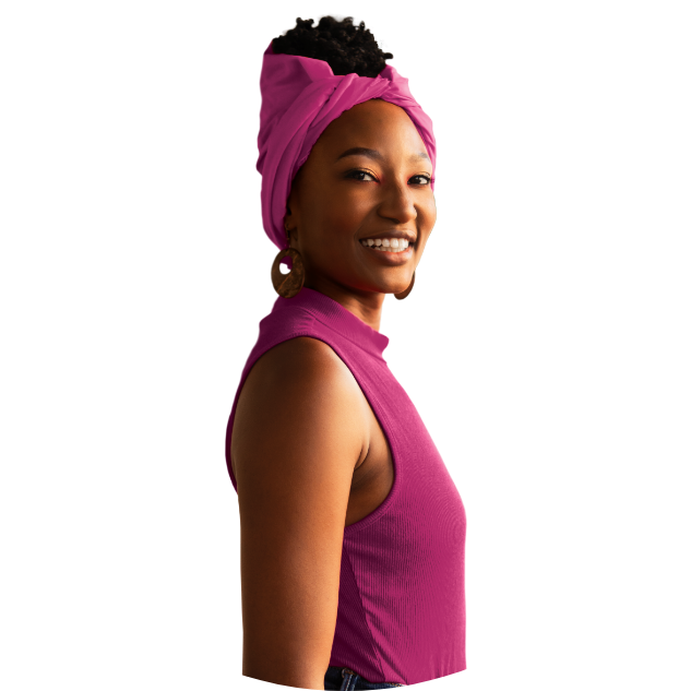 Femme souriante avec confiance