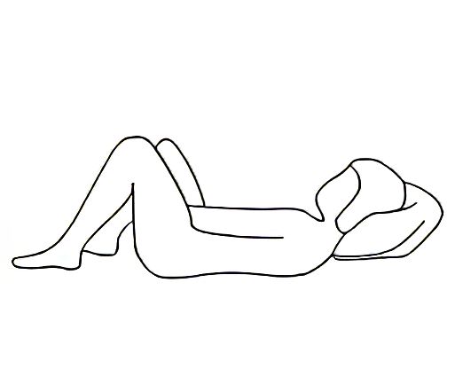 Trois positions confortables pour l'insertion : allongée, accroupie et debout avec une jambe levée (1/3)